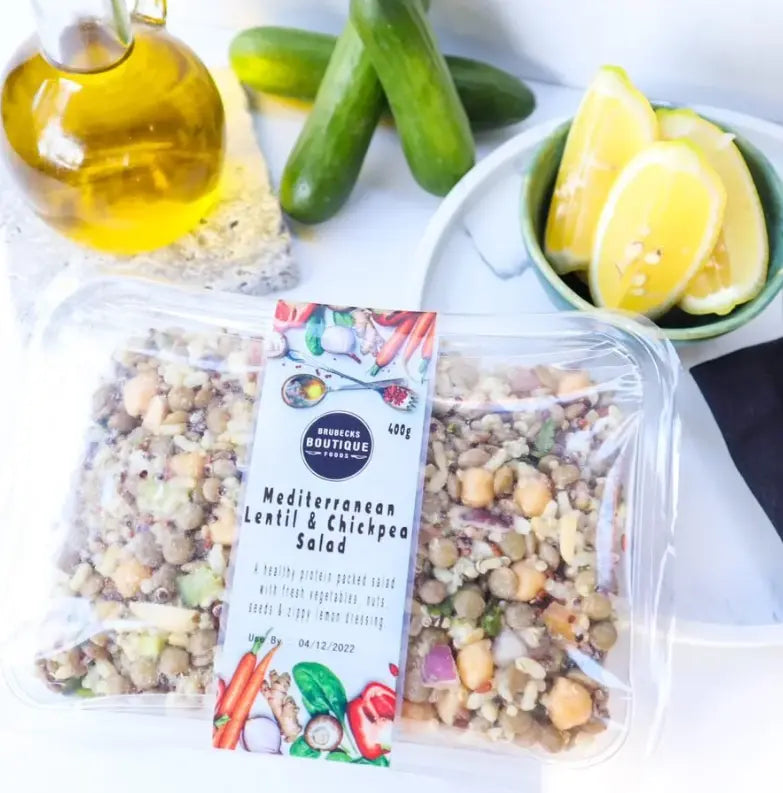 Salad - Mediterranean Lentil VE-GF-DF -400 gram