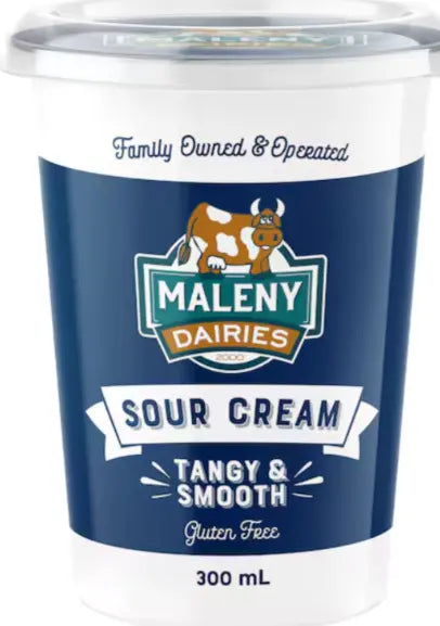 Maleny Dairies - Sour Cream 300 gram